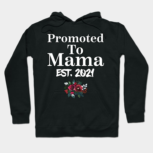 Promoted To mama Est 2021 Shirt New mama Christmas Hoodie by Design stars 5